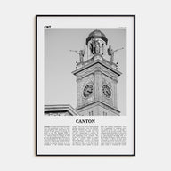 Canton Travel B&W Poster