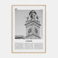Canton Travel B&W Poster