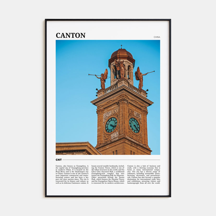 Canton Travel Color Poster