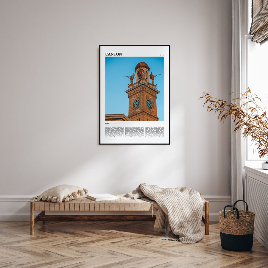 Canton Travel Color Poster