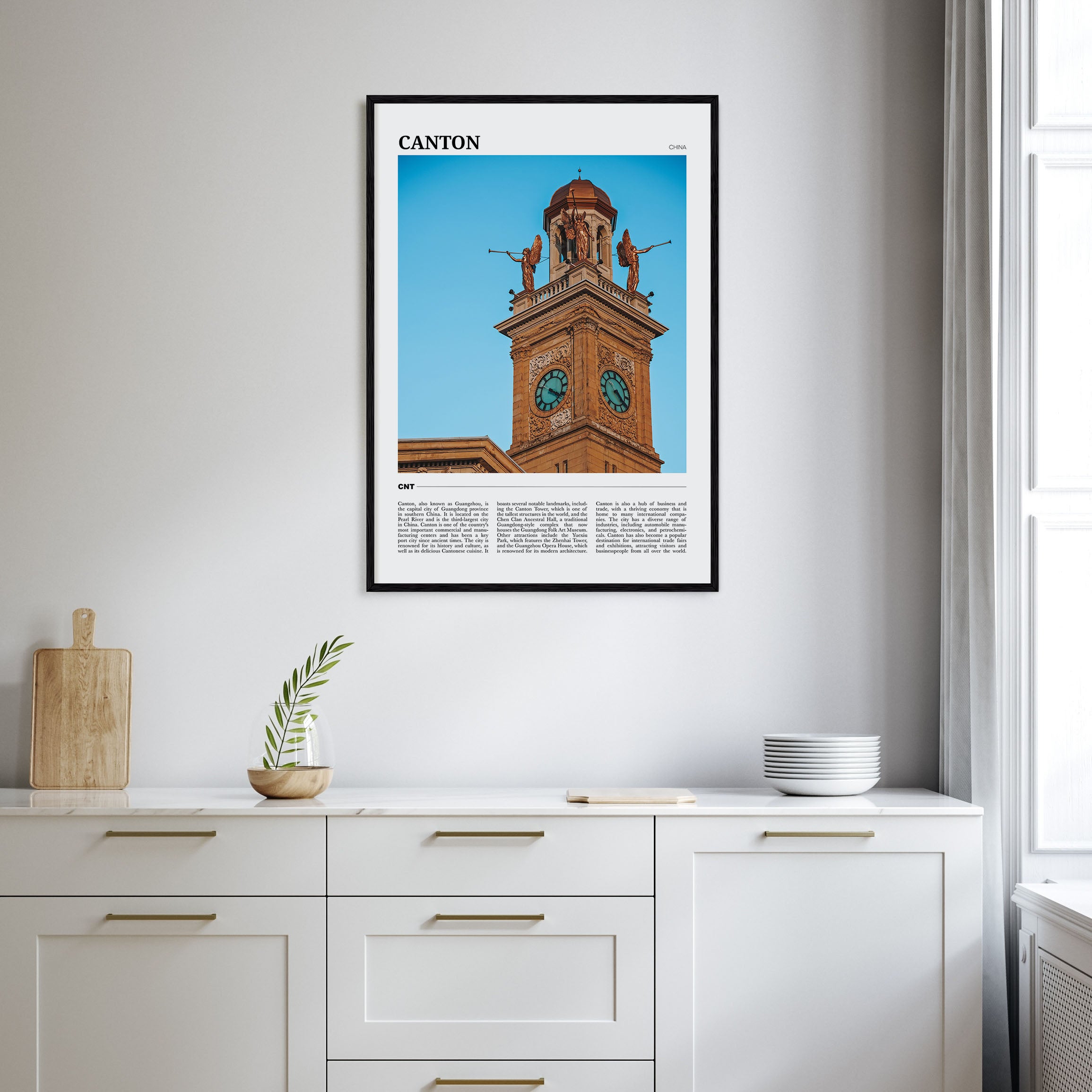 Canton Travel Color Poster