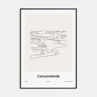 Canyonlands National Park Drawn Poster