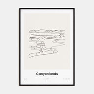 Canyonlands National Park Drawn Poster