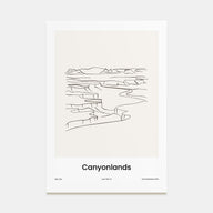 Canyonlands National Park Drawn Poster