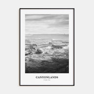 Canyonlands National Park Portrait B&W Poster