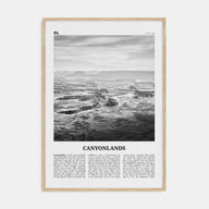 Canyonlands National Park Travel B&W Poster