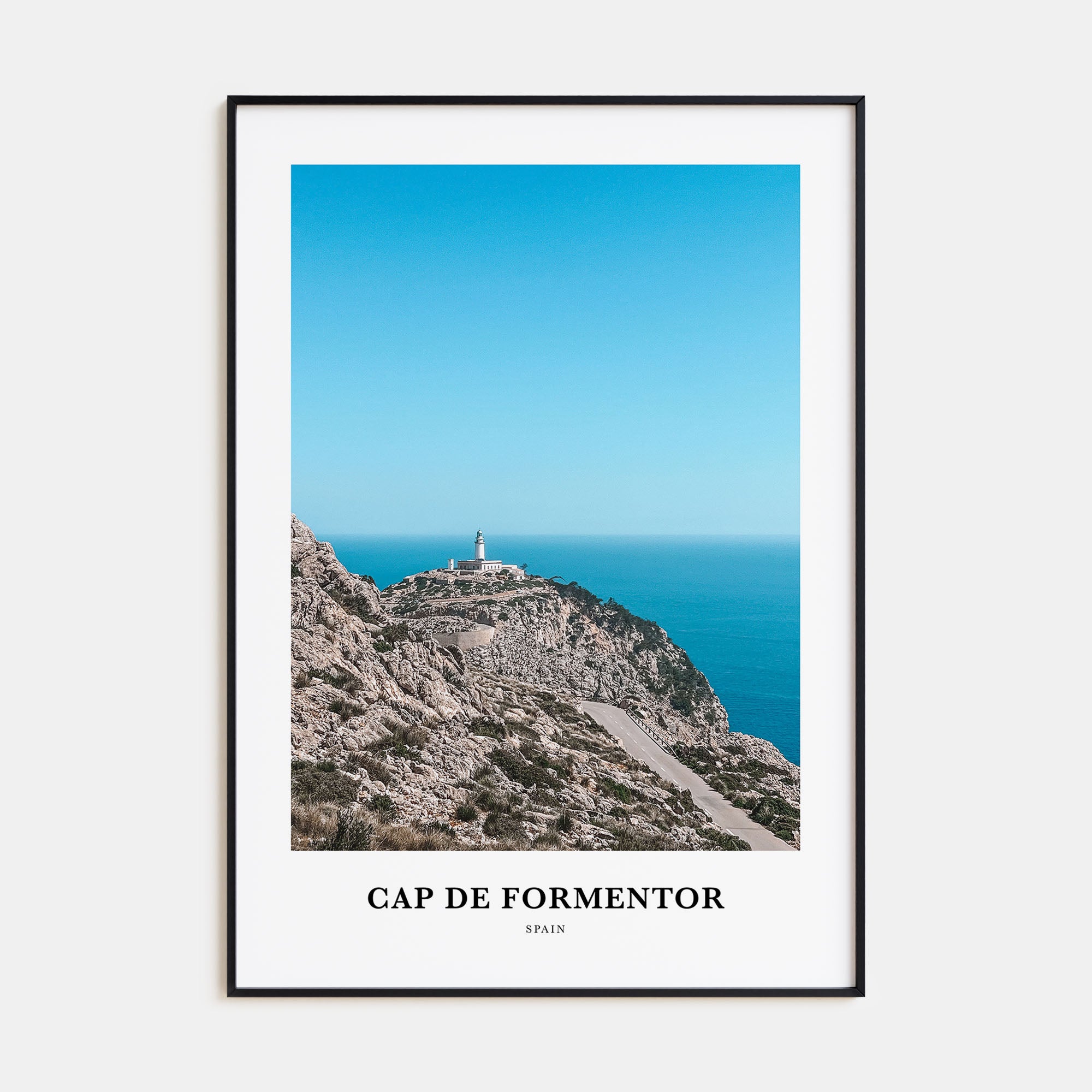 Cap de Formentor Portrait Color Poster