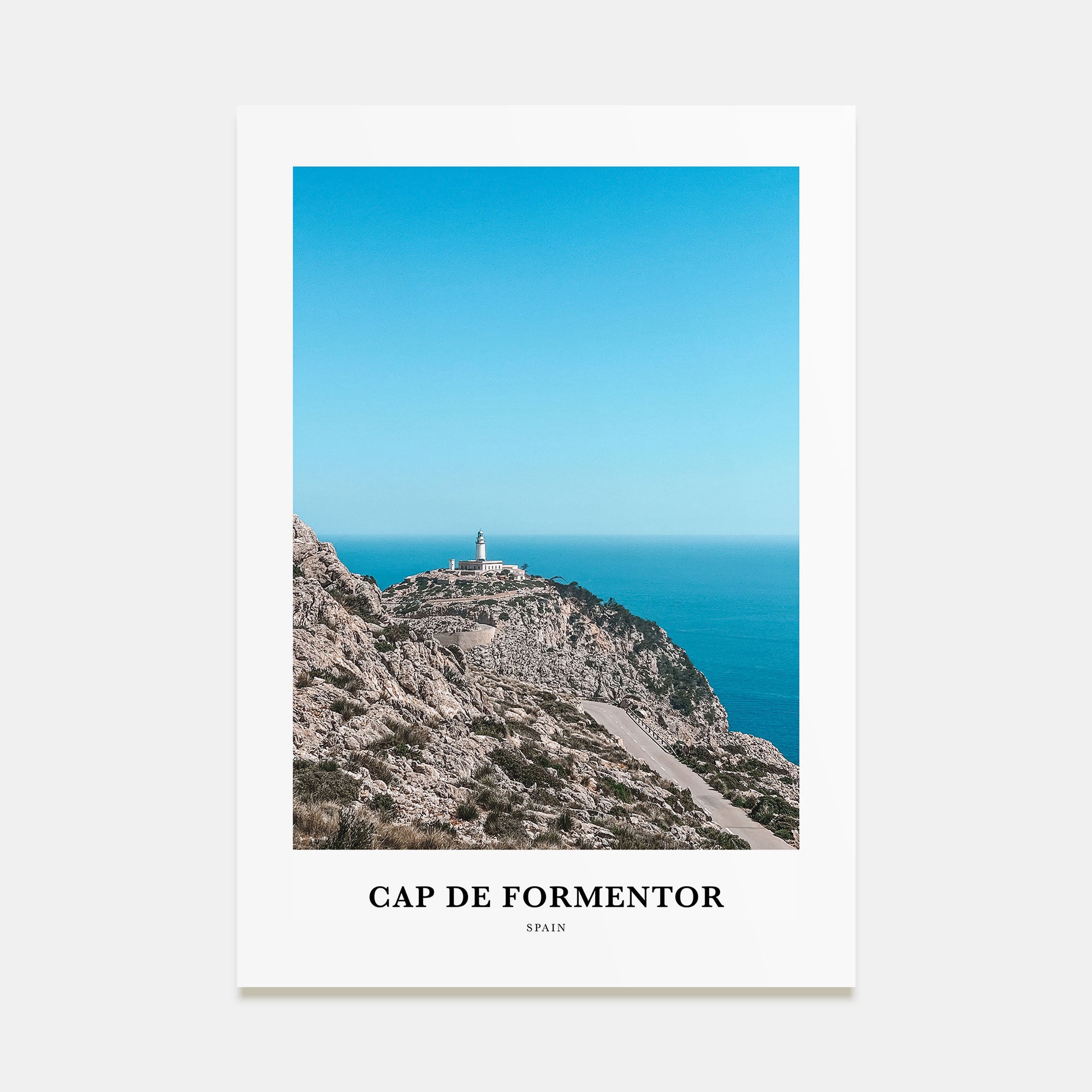 Cap de Formentor Portrait Color Poster