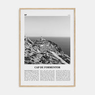 Cap de Formentor Travel B&W Poster