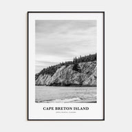Cape Breton Island Portrait B&W Poster