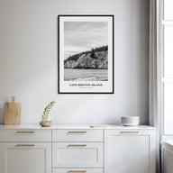 Cape Breton Island Portrait B&W Poster