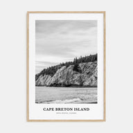 Cape Breton Island Portrait B&W Poster