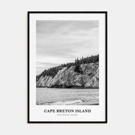 Cape Breton Island Portrait B&W Poster