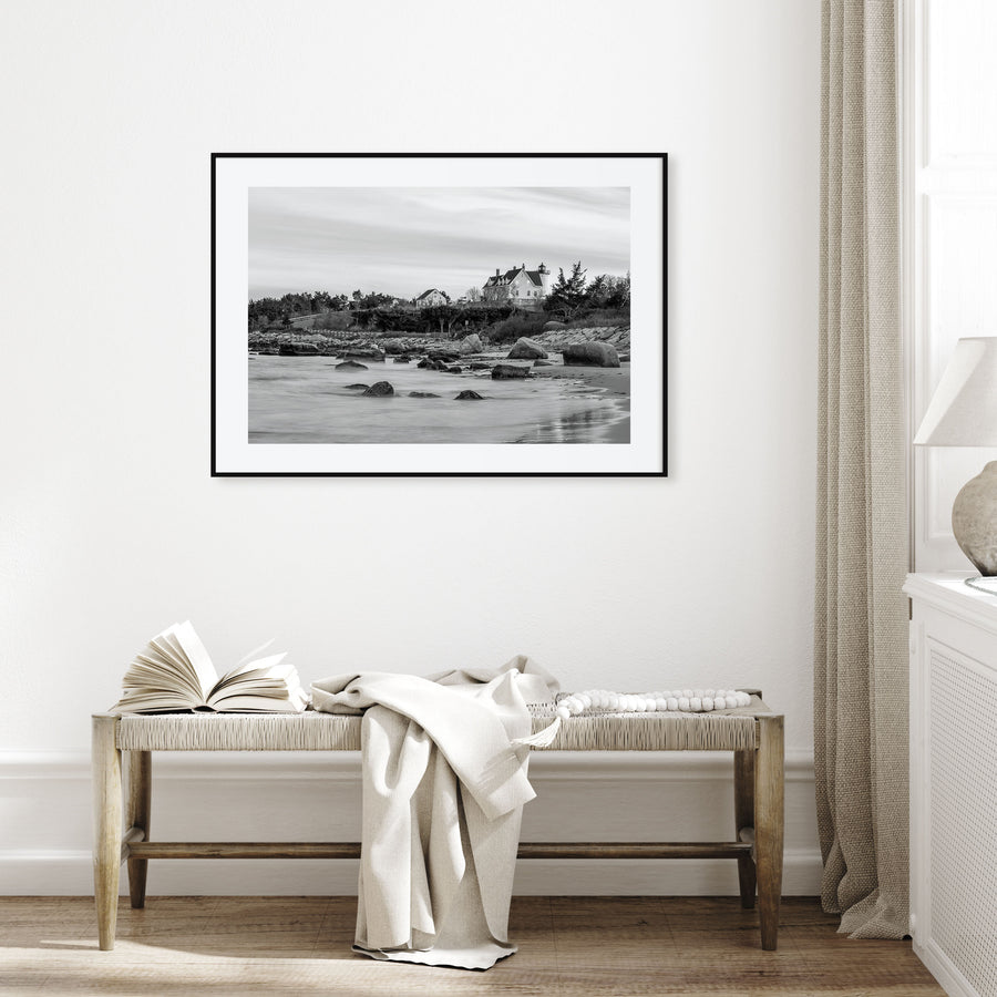 Cape Cod Landscape B&W Poster
