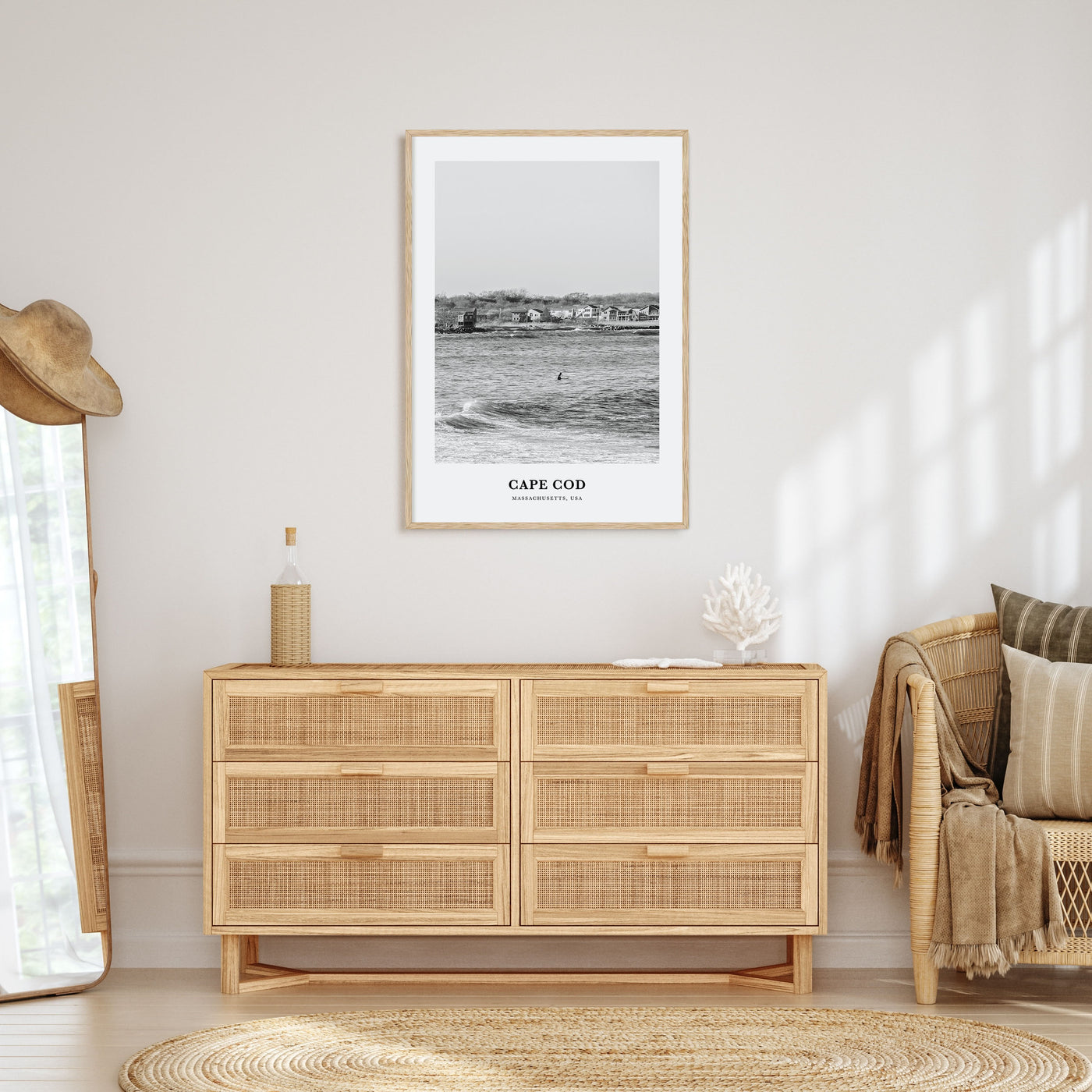 Cape Cod Portrait B&W No 1 Poster