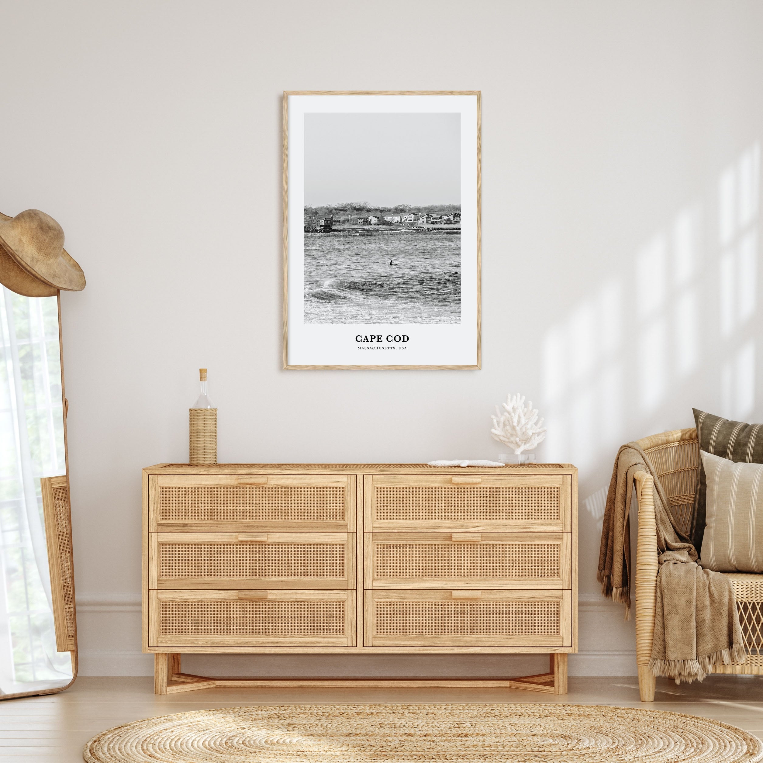 Cape Cod Portrait B&W No 1 Poster