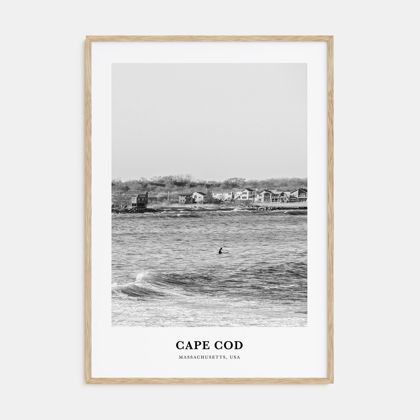 Cape Cod Portrait B&W No 1 Poster