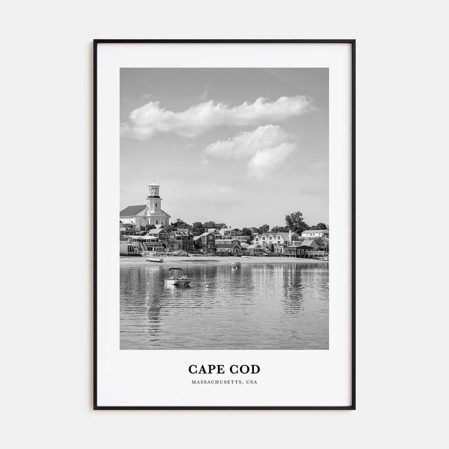 Cape Cod Portrait B&W No 2 Poster