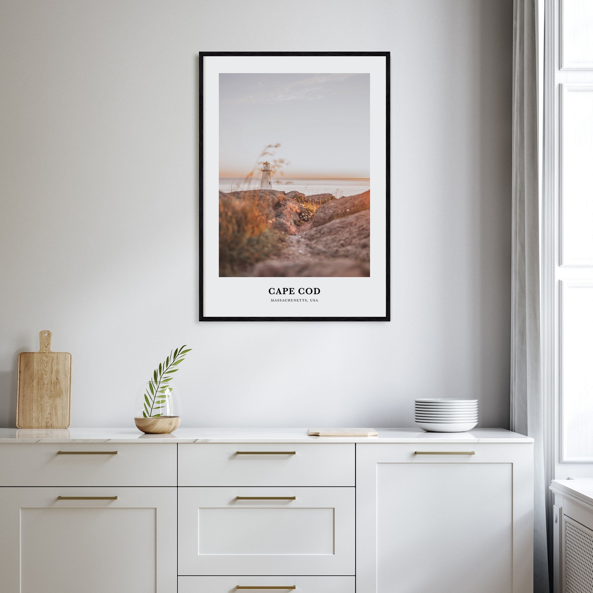 Cape Cod Portrait Color No 1 Poster