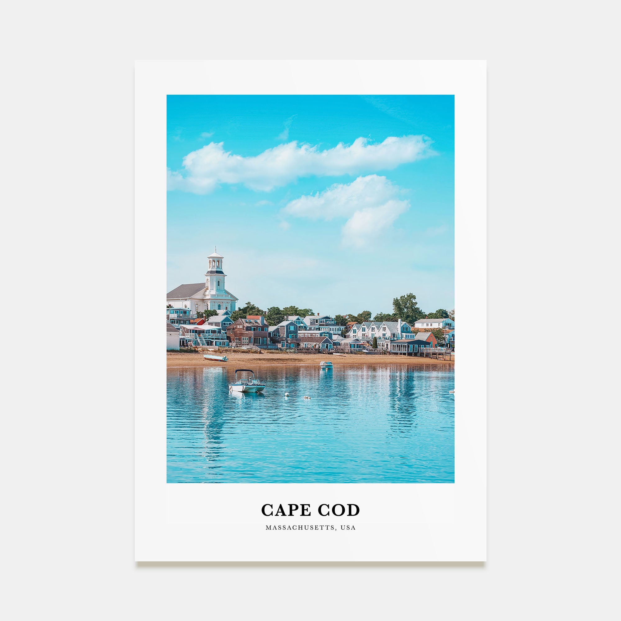 Cape Cod Portrait Color No 2 Poster