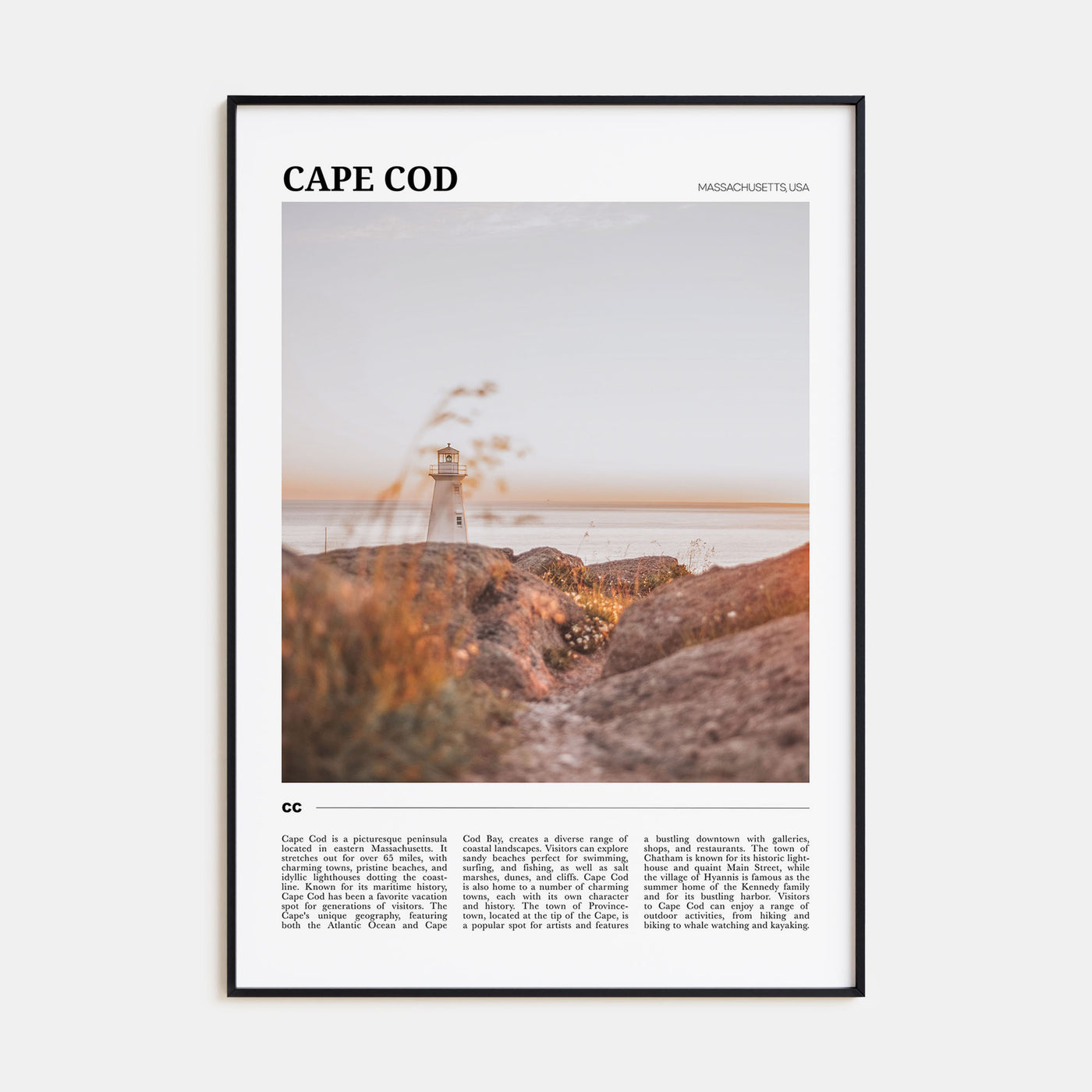 Cape Cod Travel Color No 1 Poster