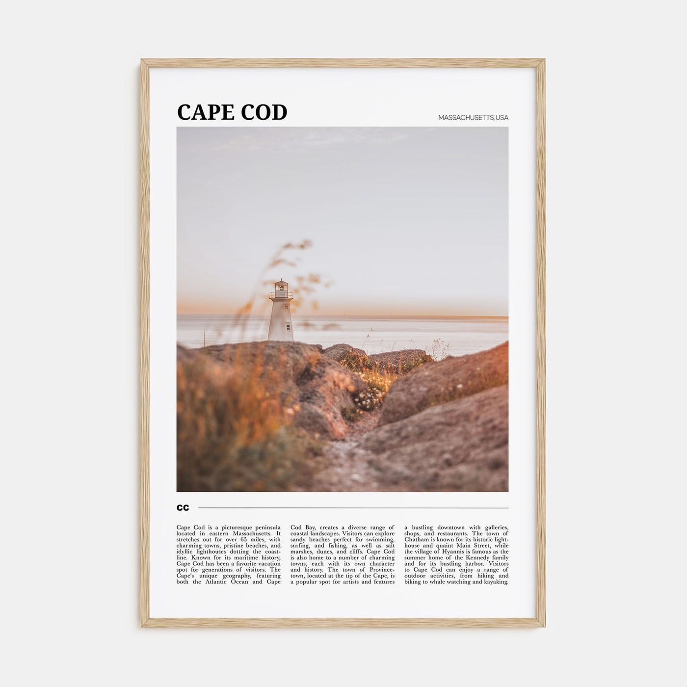 Cape Cod Travel Color No 1 Poster