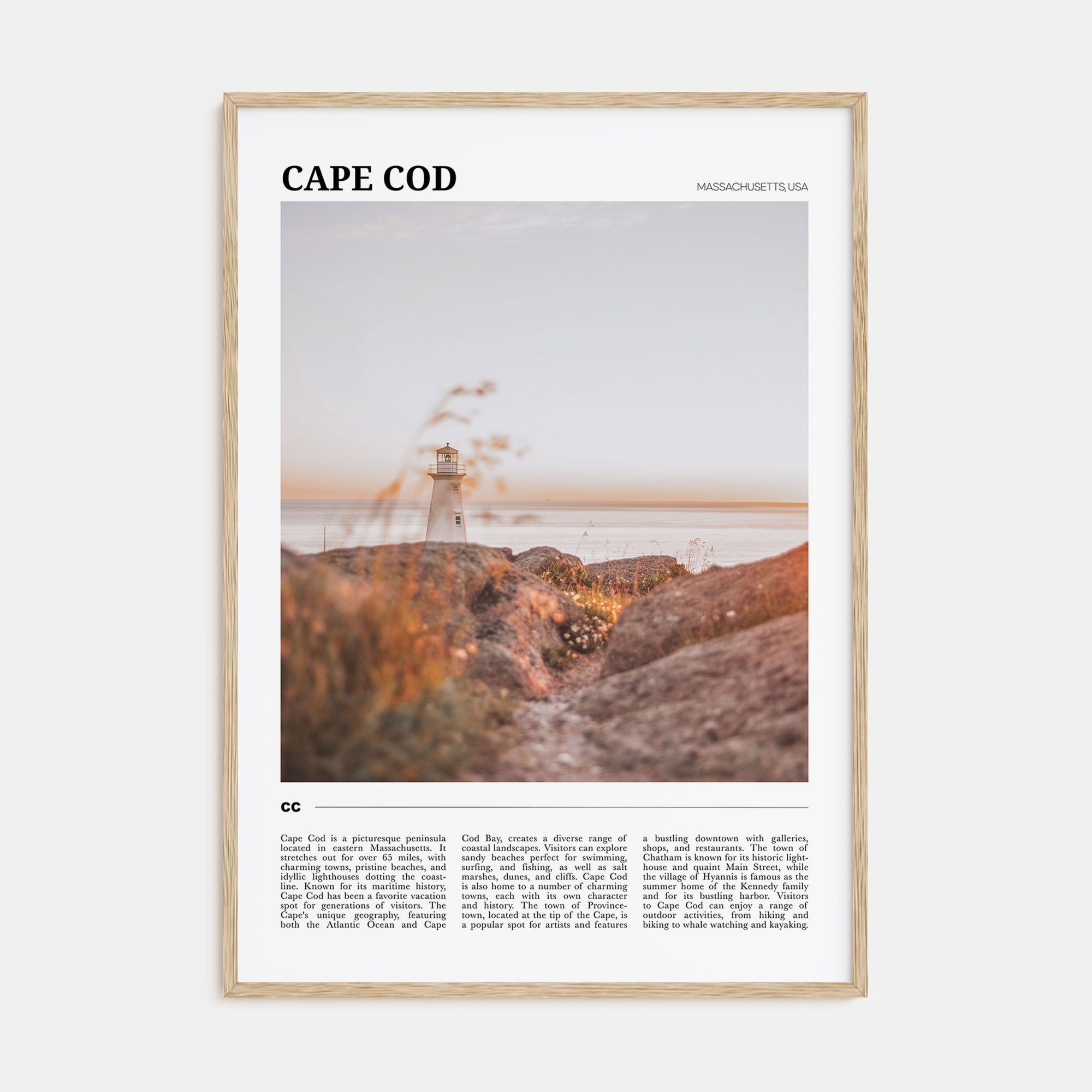 Cape Cod Travel Color No 1 Poster