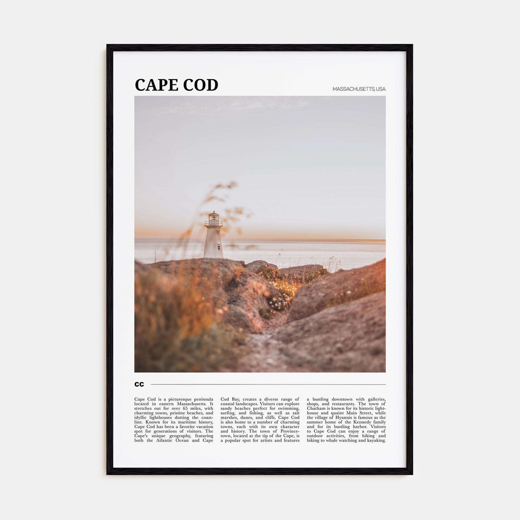 Cape Cod Travel Color No 1 Poster