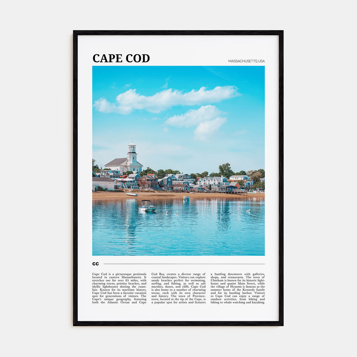 Cape Cod Travel Color No 2 Poster
