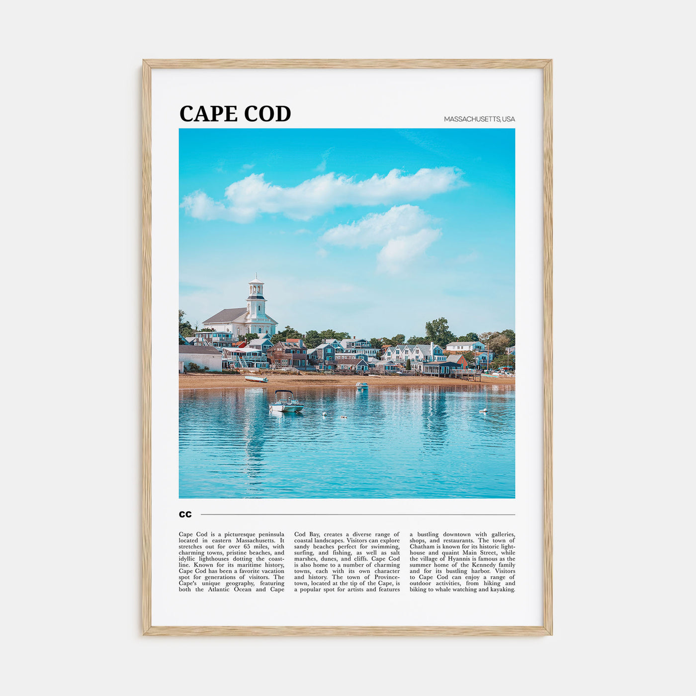 Cape Cod Travel Color No 2 Poster