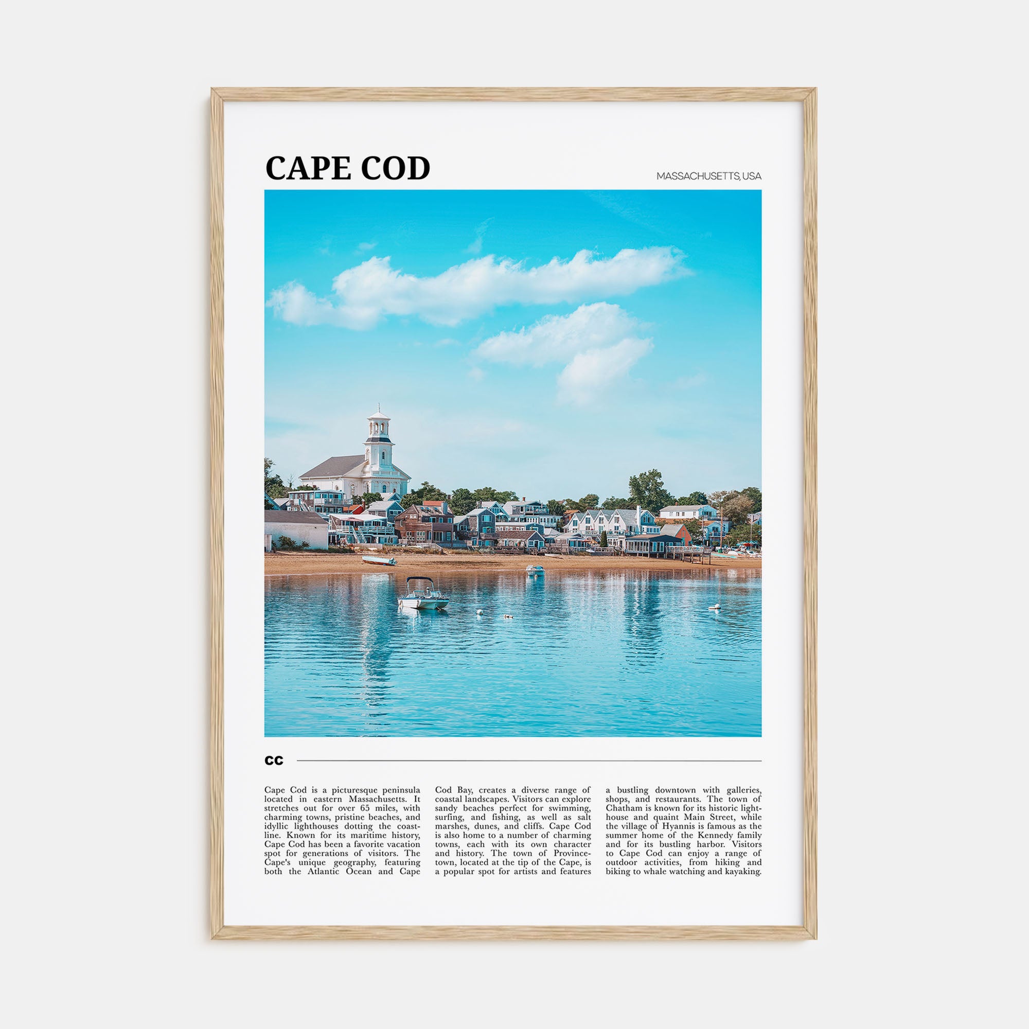 Cape Cod Travel Color No 2 Poster