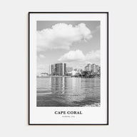 Cape Coral Portrait B&W Poster