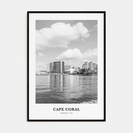 Cape Coral Portrait B&W Poster