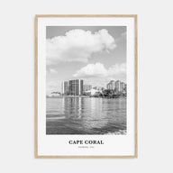Cape Coral Portrait B&W Poster