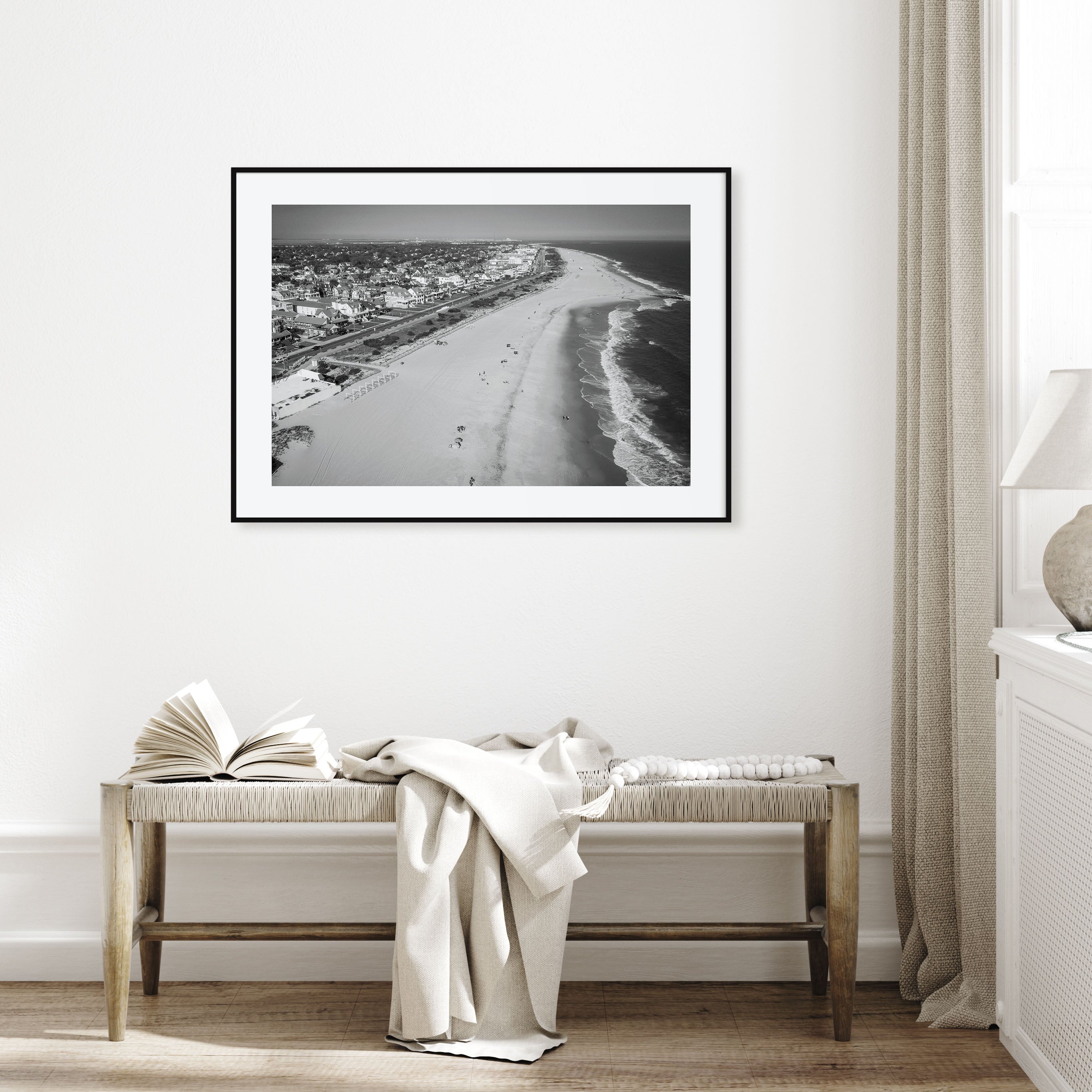 Cape May Landscape B&W Poster