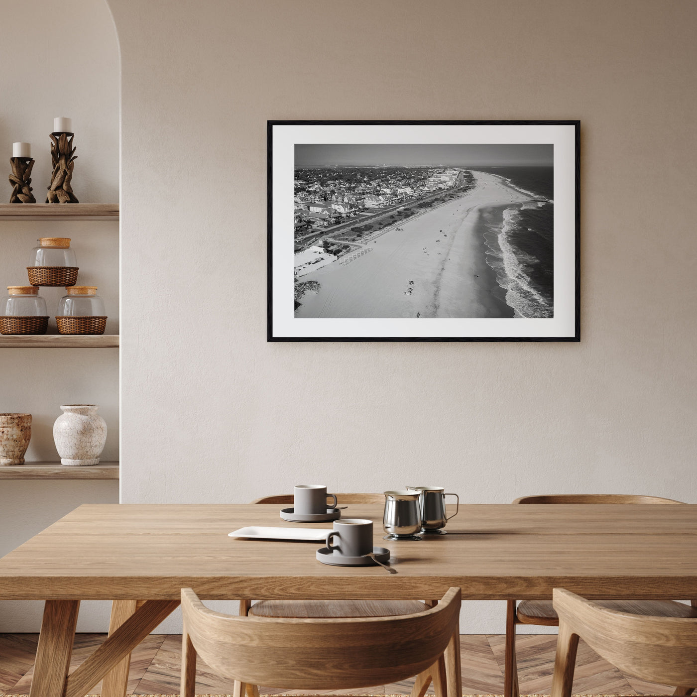 Cape May Landscape B&W Poster