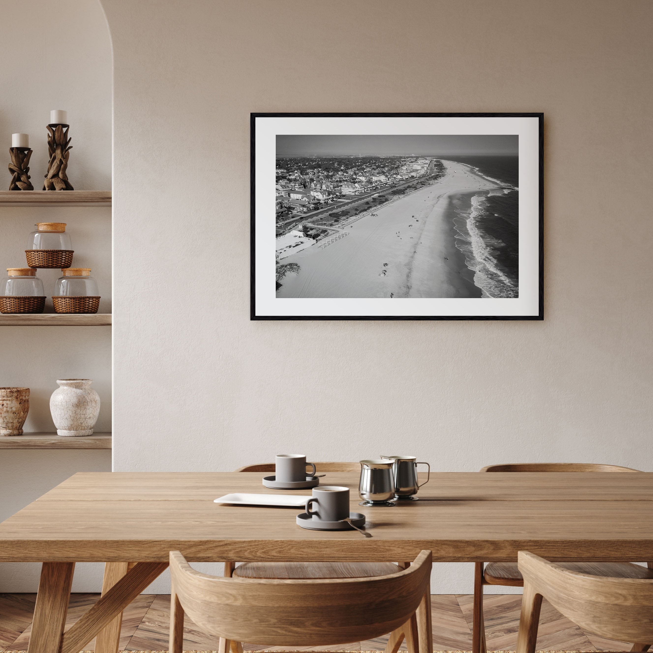 Cape May Landscape B&W Poster