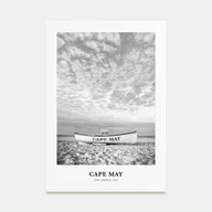 Cape May Portrait B&W Poster