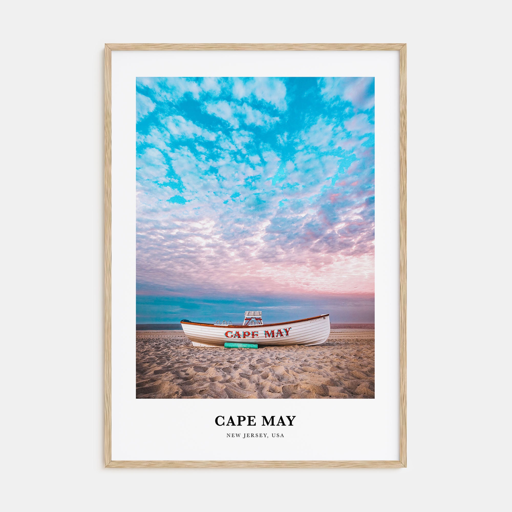 Cape May Portrait Color Poster