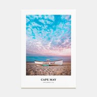 Cape May Portrait Color Poster