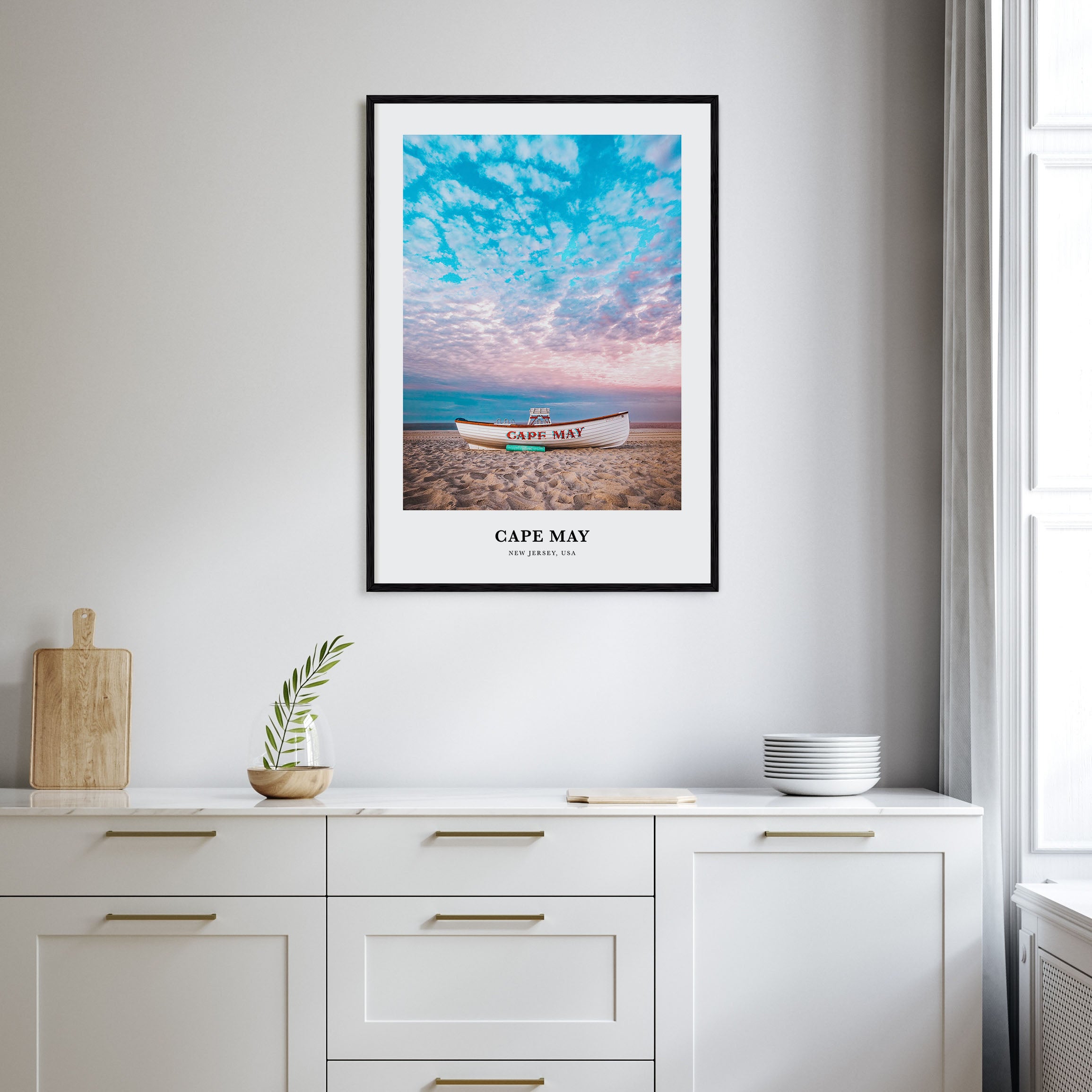 Cape May Portrait Color Poster