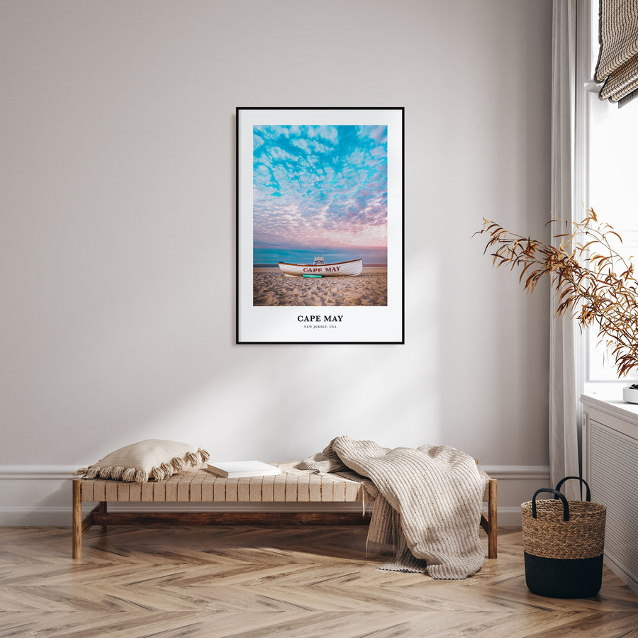 Cape May Portrait Color Poster
