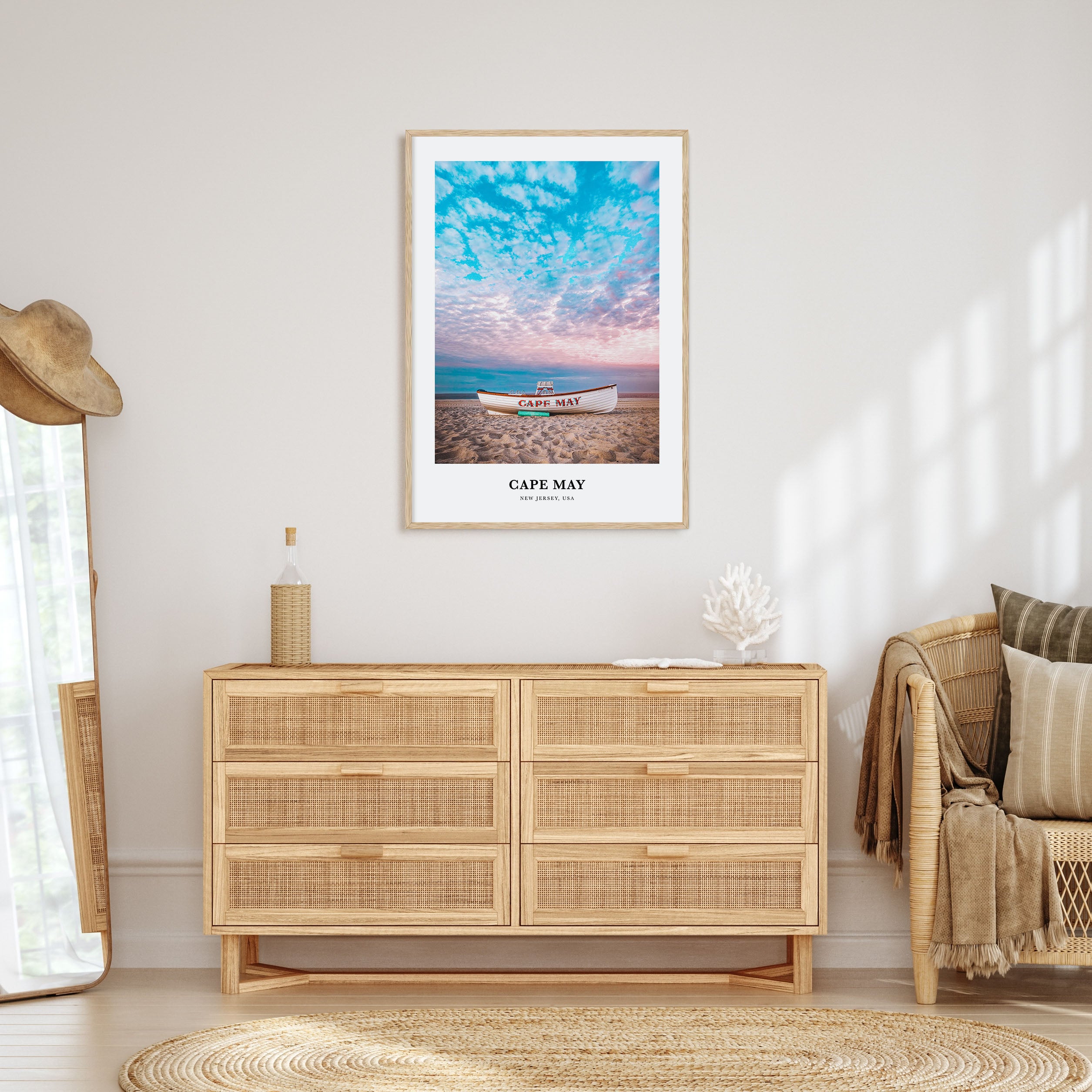 Cape May Portrait Color Poster