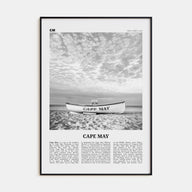Cape May Travel B&W Poster