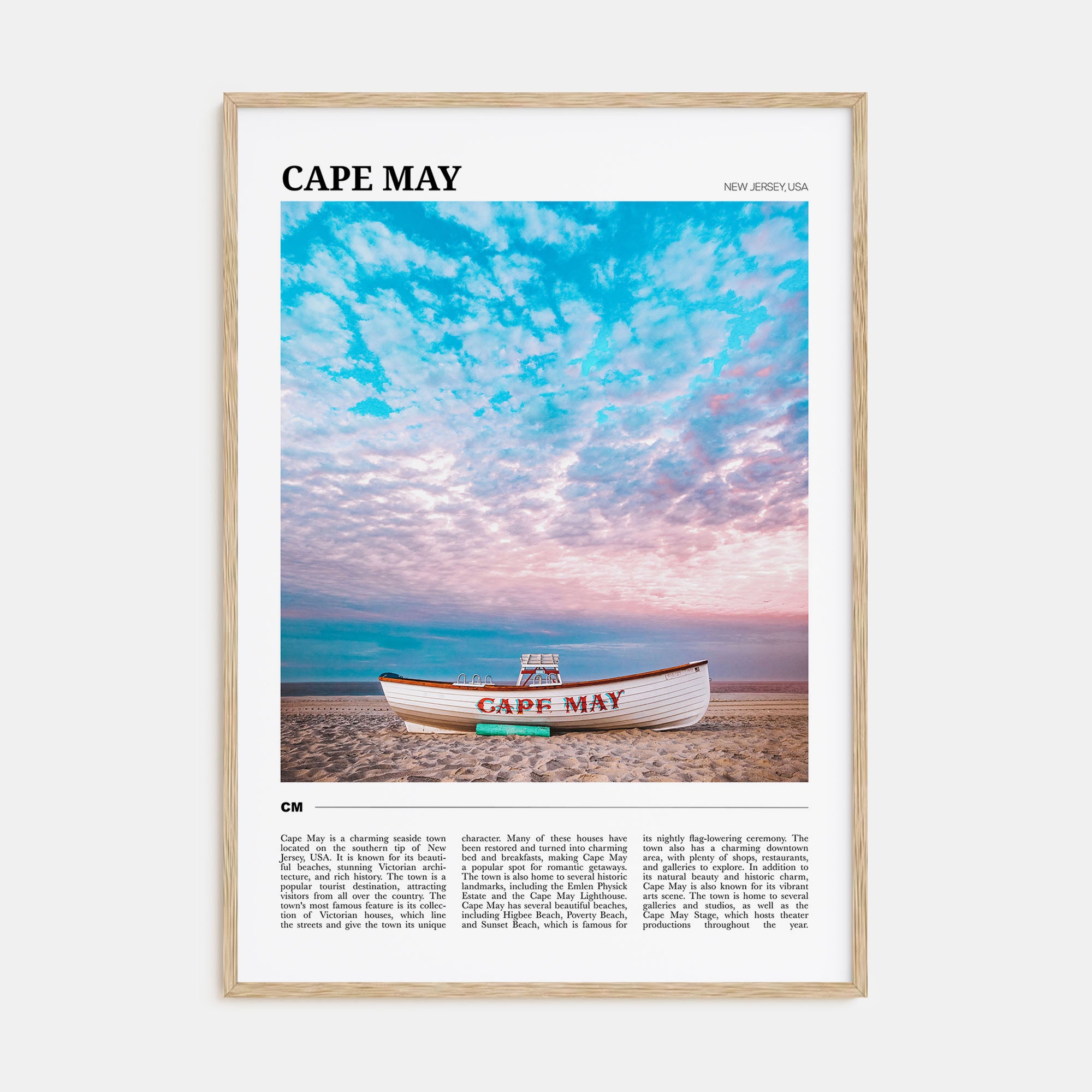 Cape May Travel Color Poster