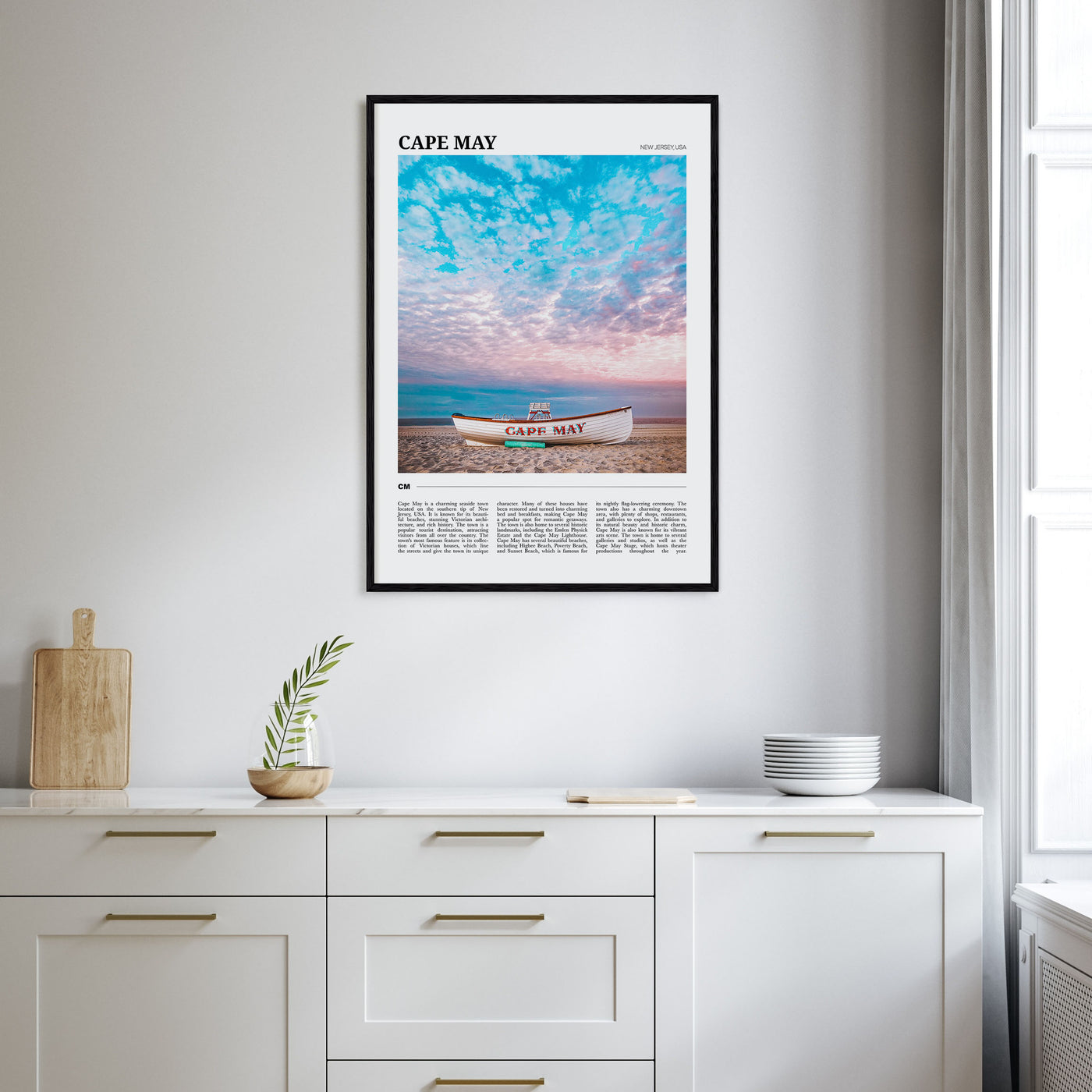 Cape May Travel Color Poster