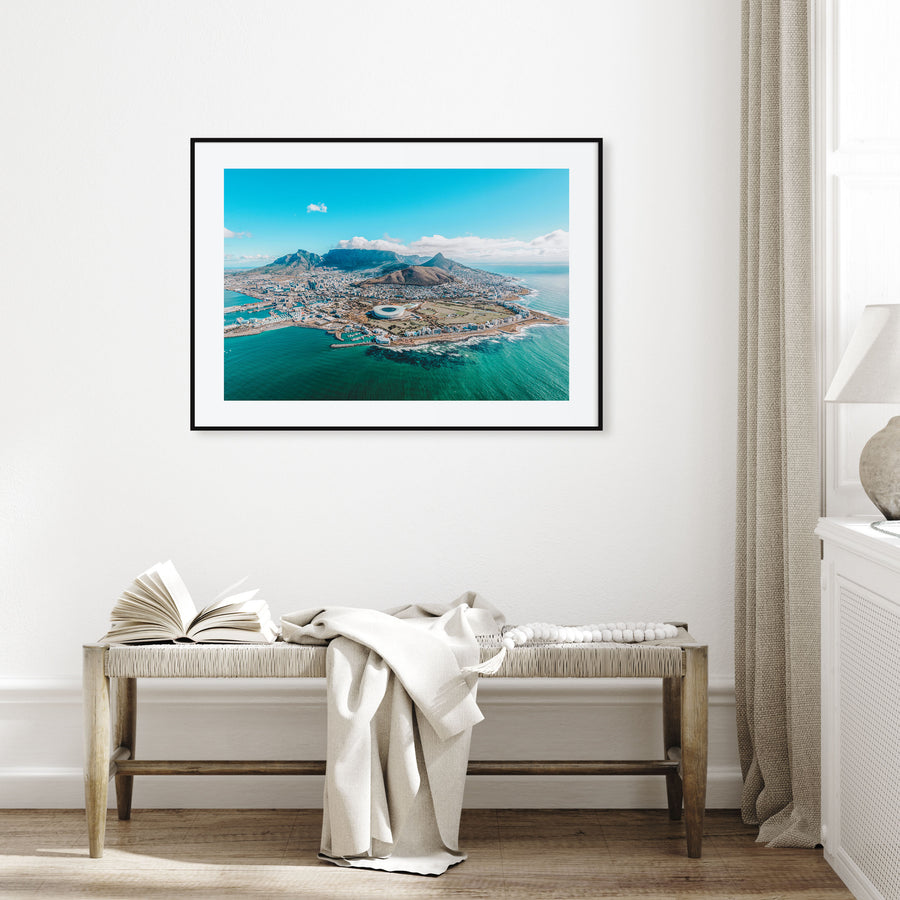 Cape Town Landscape Color Poster