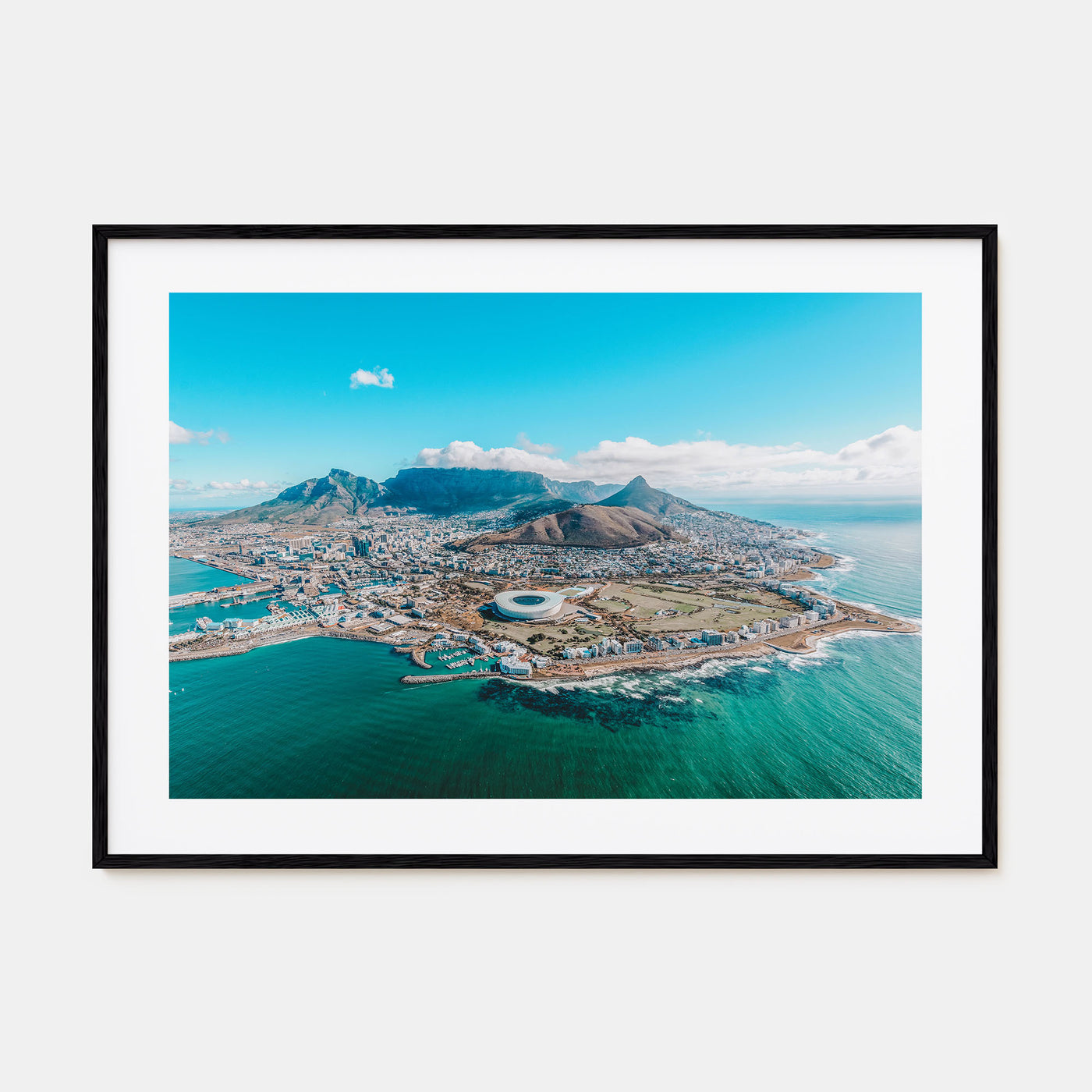 Cape Town Landscape Color Poster