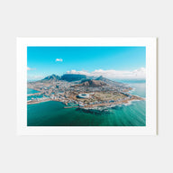 Cape Town Landscape Color Poster