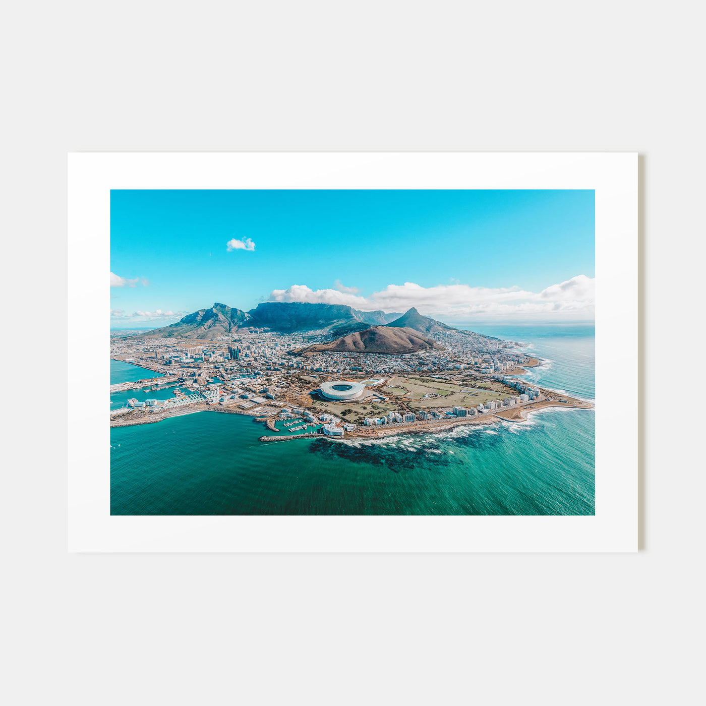 Cape Town Landscape Color Poster